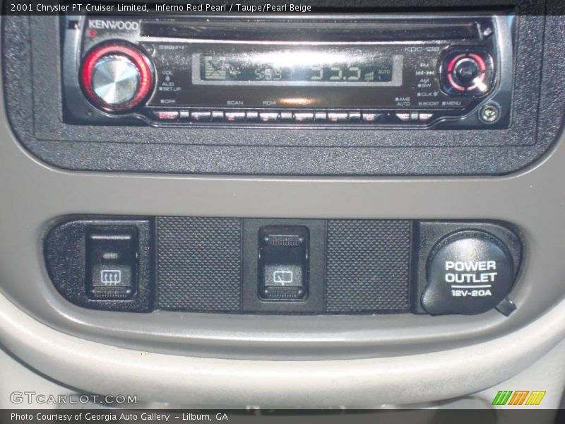 Inferno Red Pearl / Taupe/Pearl Beige 2001 Chrysler PT Cruiser Limited