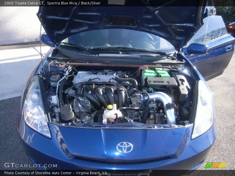 Spectra Blue Mica / Black/Silver 2003 Toyota Celica GT