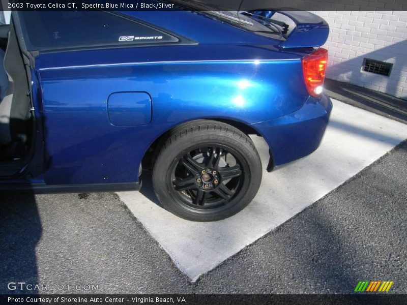 Spectra Blue Mica / Black/Silver 2003 Toyota Celica GT