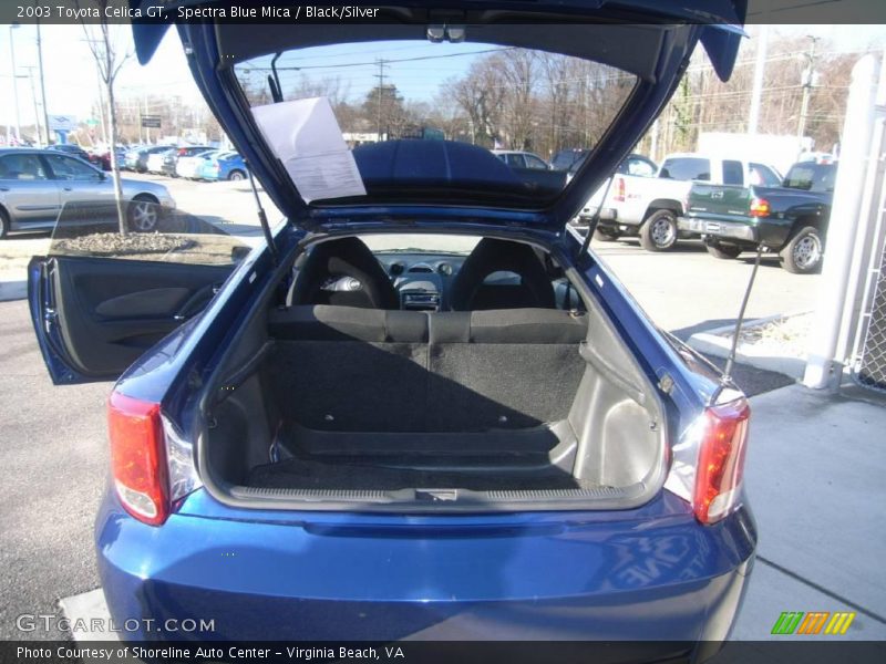 Spectra Blue Mica / Black/Silver 2003 Toyota Celica GT