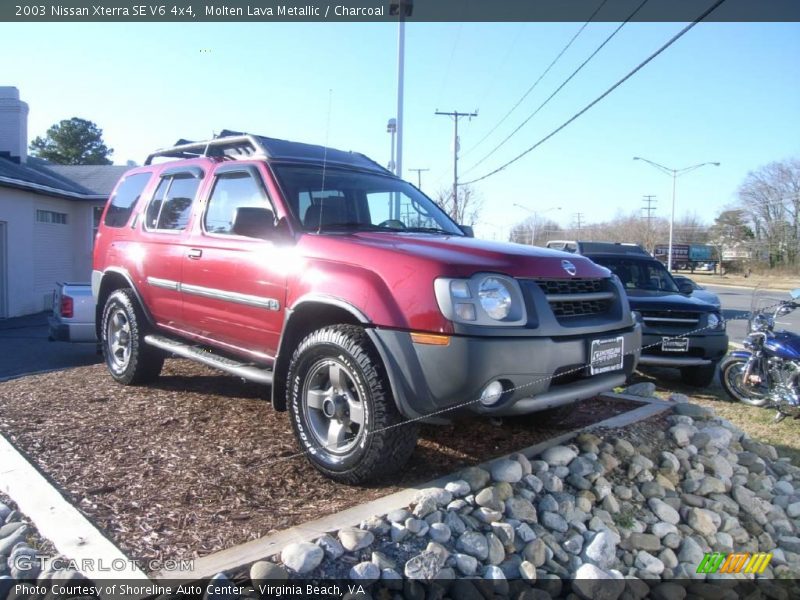 Molten Lava Metallic / Charcoal 2003 Nissan Xterra SE V6 4x4