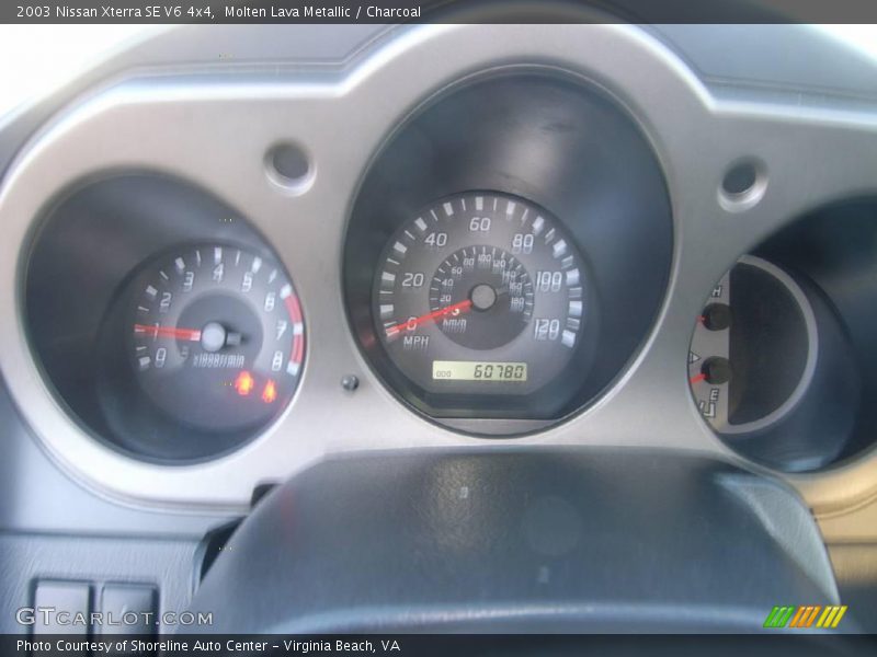Molten Lava Metallic / Charcoal 2003 Nissan Xterra SE V6 4x4