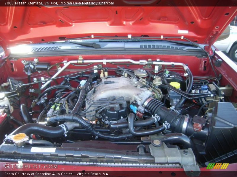 Molten Lava Metallic / Charcoal 2003 Nissan Xterra SE V6 4x4