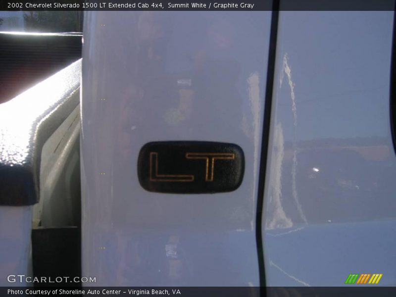 Summit White / Graphite Gray 2002 Chevrolet Silverado 1500 LT Extended Cab 4x4