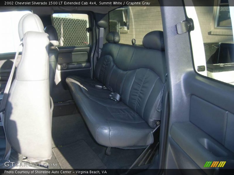 Summit White / Graphite Gray 2002 Chevrolet Silverado 1500 LT Extended Cab 4x4