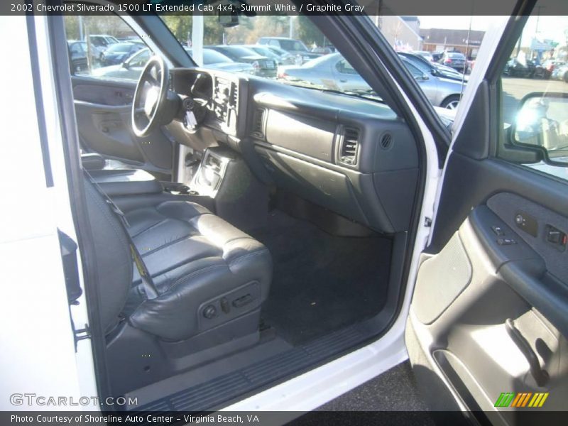 Summit White / Graphite Gray 2002 Chevrolet Silverado 1500 LT Extended Cab 4x4