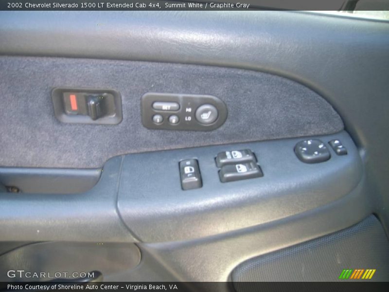 Summit White / Graphite Gray 2002 Chevrolet Silverado 1500 LT Extended Cab 4x4