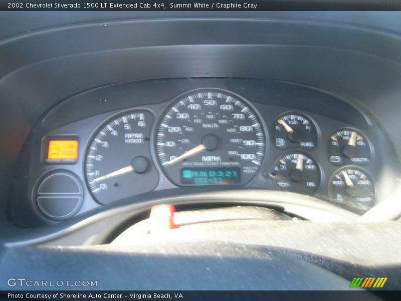 Summit White / Graphite Gray 2002 Chevrolet Silverado 1500 LT Extended Cab 4x4