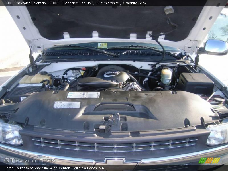 Summit White / Graphite Gray 2002 Chevrolet Silverado 1500 LT Extended Cab 4x4