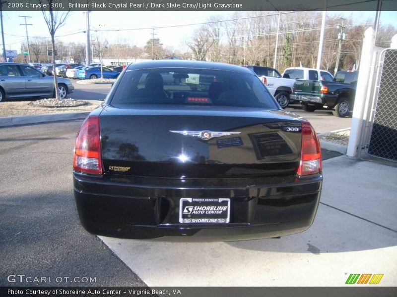 Brilliant Black Crystal Pearl / Dark Slate Gray/Light Graystone 2006 Chrysler 300
