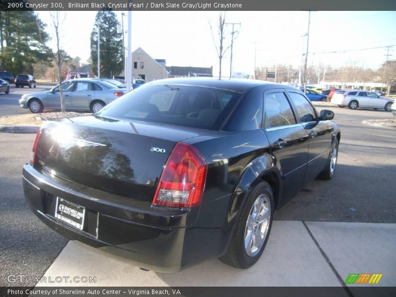Brilliant Black Crystal Pearl / Dark Slate Gray/Light Graystone 2006 Chrysler 300