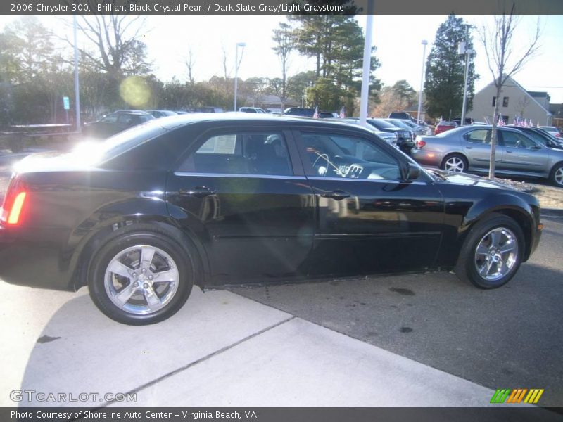 Brilliant Black Crystal Pearl / Dark Slate Gray/Light Graystone 2006 Chrysler 300