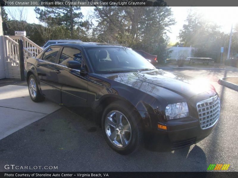 Brilliant Black Crystal Pearl / Dark Slate Gray/Light Graystone 2006 Chrysler 300