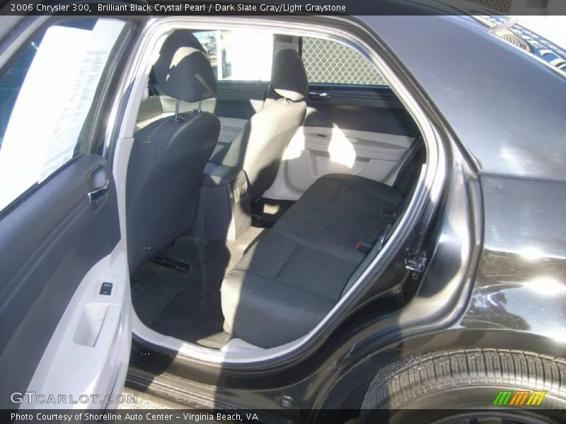 Brilliant Black Crystal Pearl / Dark Slate Gray/Light Graystone 2006 Chrysler 300