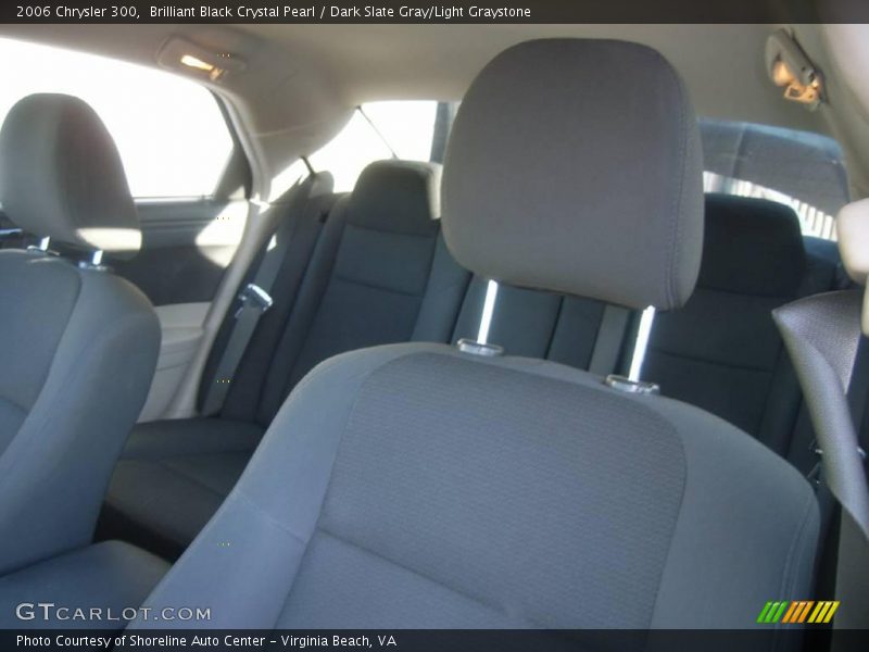 Brilliant Black Crystal Pearl / Dark Slate Gray/Light Graystone 2006 Chrysler 300