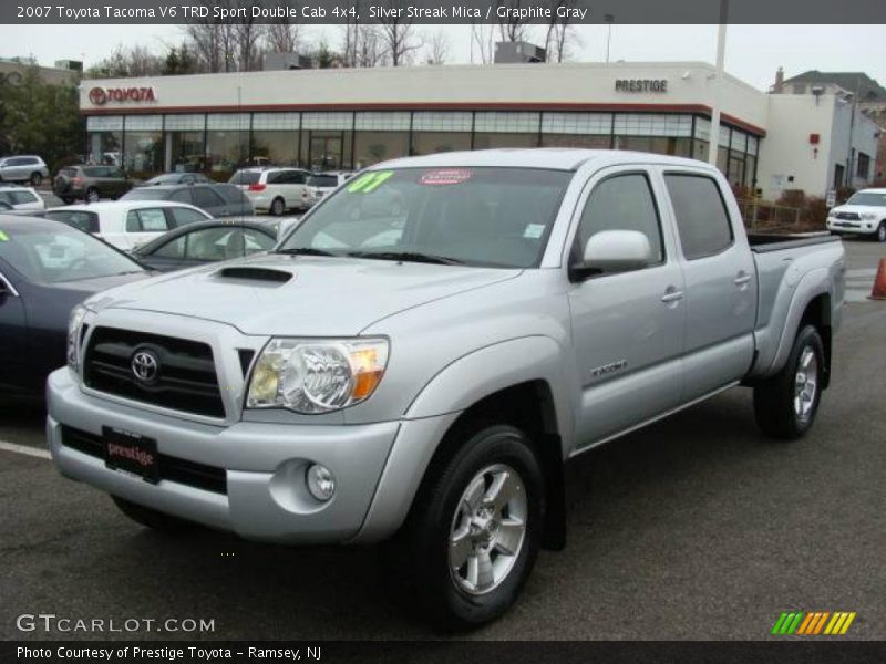 Silver Streak Mica / Graphite Gray 2007 Toyota Tacoma V6 TRD Sport Double Cab 4x4