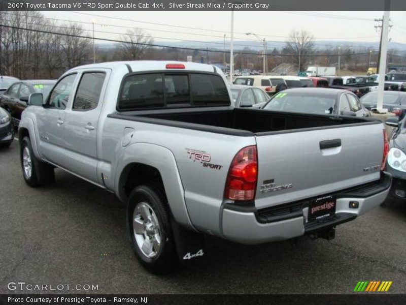 Silver Streak Mica / Graphite Gray 2007 Toyota Tacoma V6 TRD Sport Double Cab 4x4