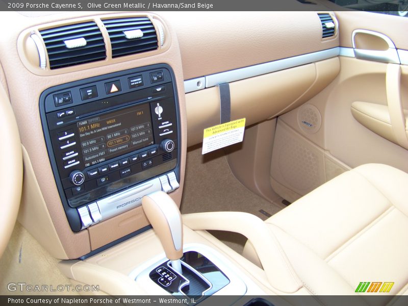 Olive Green Metallic / Havanna/Sand Beige 2009 Porsche Cayenne S