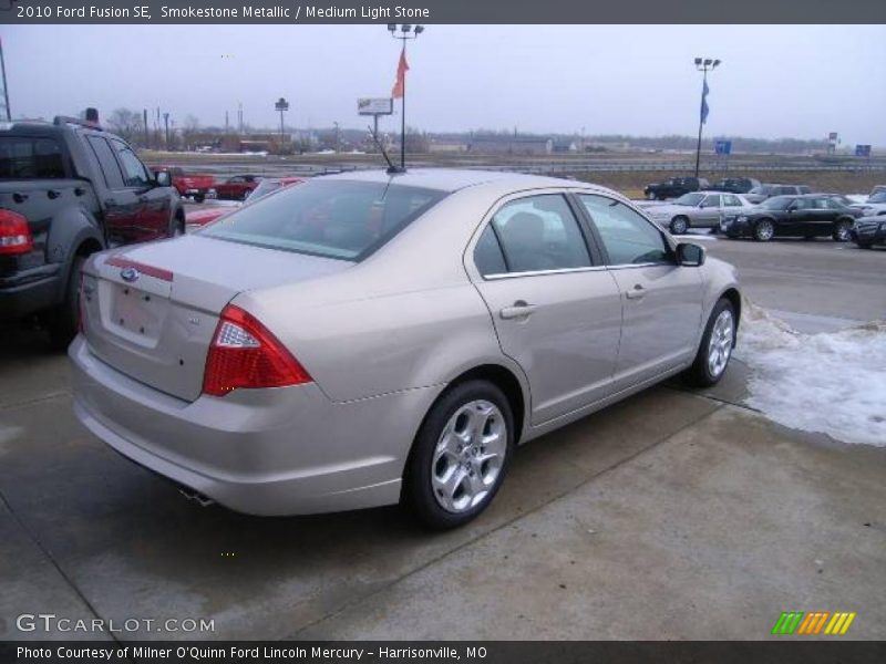 Smokestone Metallic / Medium Light Stone 2010 Ford Fusion SE