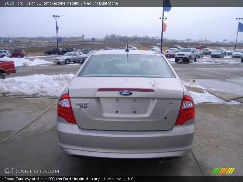 Smokestone Metallic / Medium Light Stone 2010 Ford Fusion SE