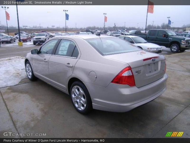 Smokestone Metallic / Medium Light Stone 2010 Ford Fusion SE