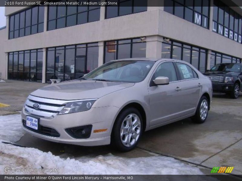 Smokestone Metallic / Medium Light Stone 2010 Ford Fusion SE