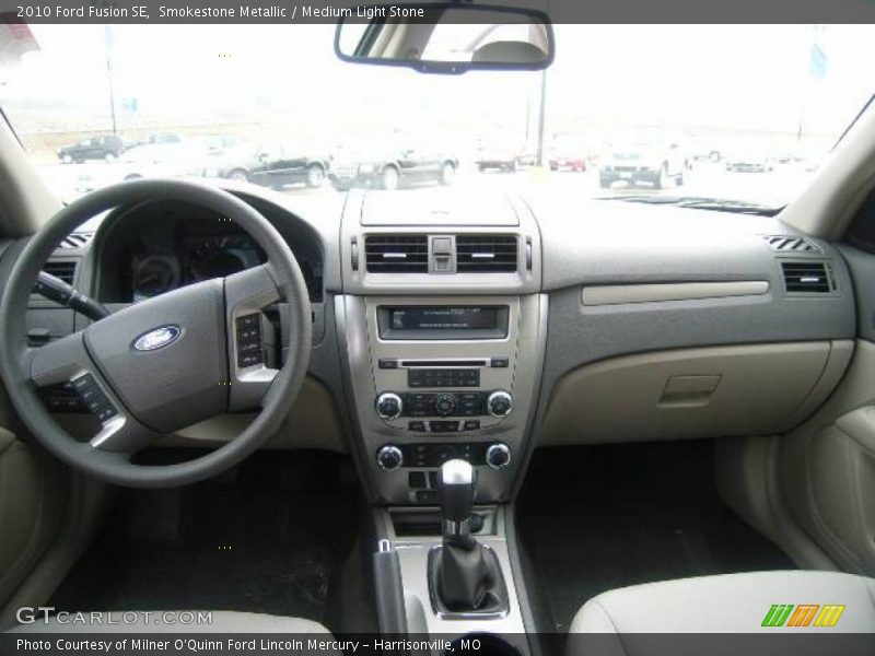 Smokestone Metallic / Medium Light Stone 2010 Ford Fusion SE