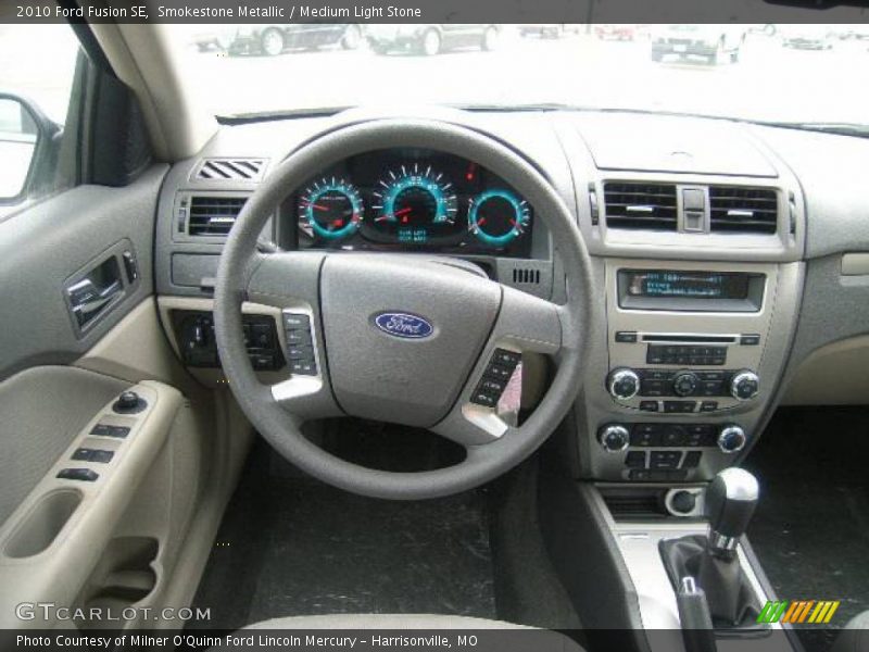 Smokestone Metallic / Medium Light Stone 2010 Ford Fusion SE