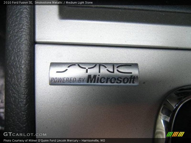 Smokestone Metallic / Medium Light Stone 2010 Ford Fusion SE