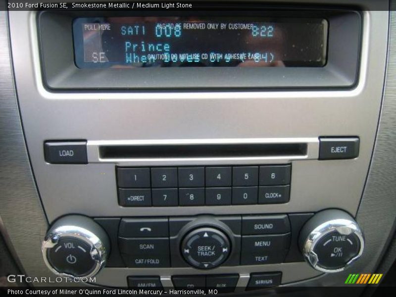 Smokestone Metallic / Medium Light Stone 2010 Ford Fusion SE