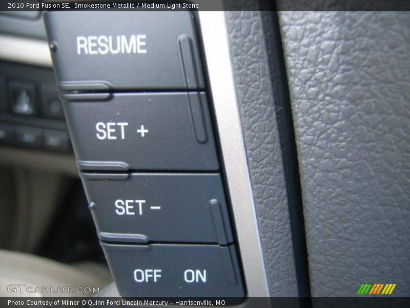 Smokestone Metallic / Medium Light Stone 2010 Ford Fusion SE