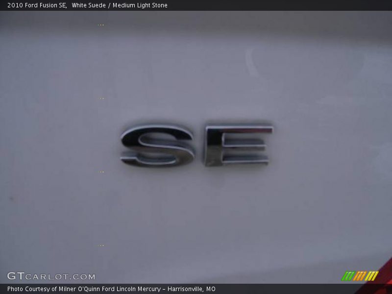 White Suede / Medium Light Stone 2010 Ford Fusion SE