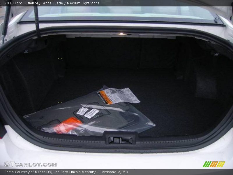 White Suede / Medium Light Stone 2010 Ford Fusion SE