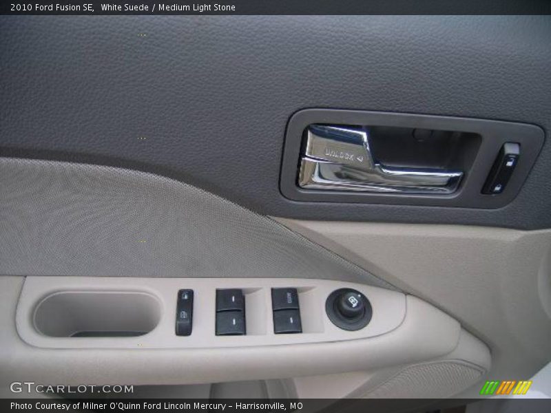 White Suede / Medium Light Stone 2010 Ford Fusion SE