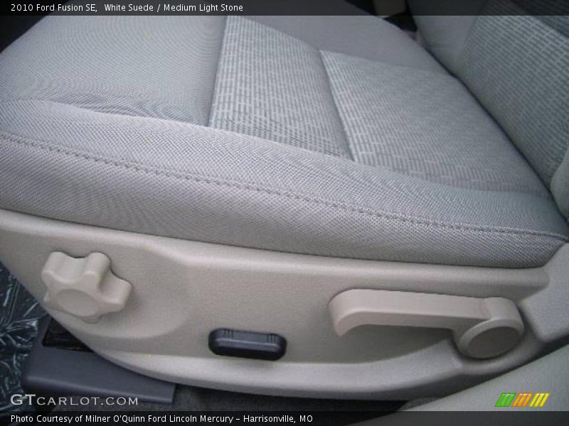 White Suede / Medium Light Stone 2010 Ford Fusion SE