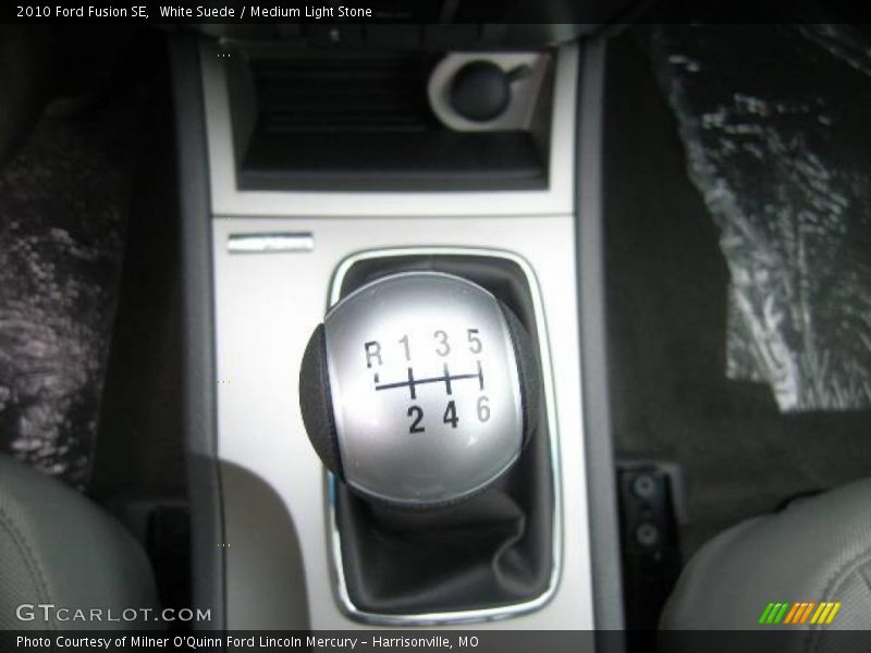 White Suede / Medium Light Stone 2010 Ford Fusion SE
