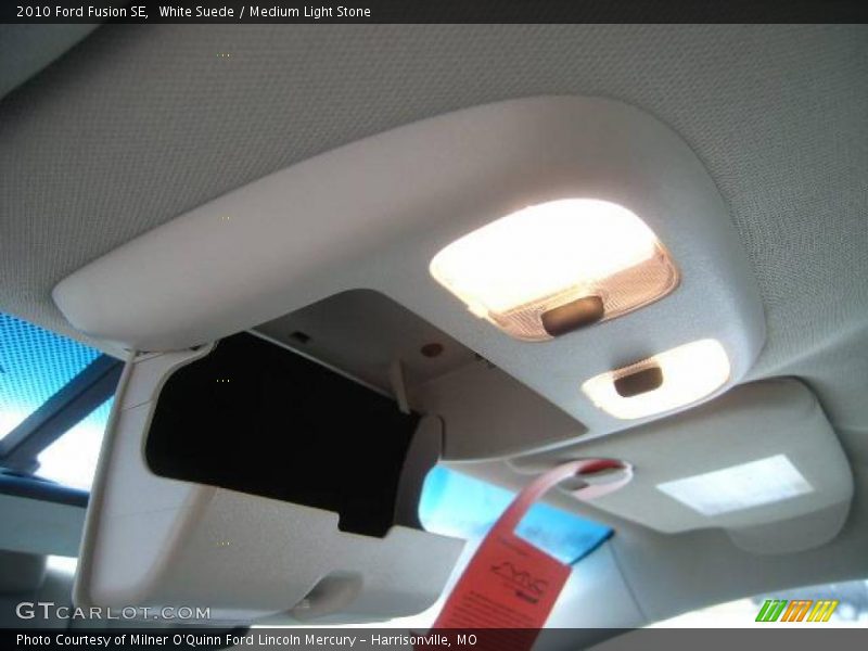 White Suede / Medium Light Stone 2010 Ford Fusion SE