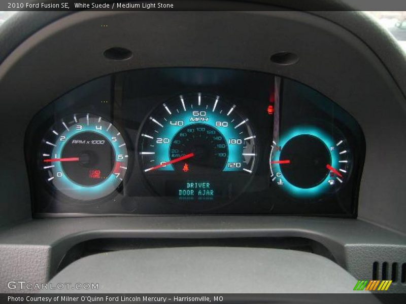 White Suede / Medium Light Stone 2010 Ford Fusion SE