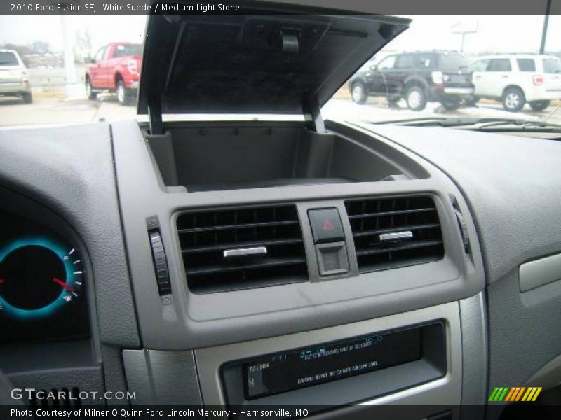 White Suede / Medium Light Stone 2010 Ford Fusion SE
