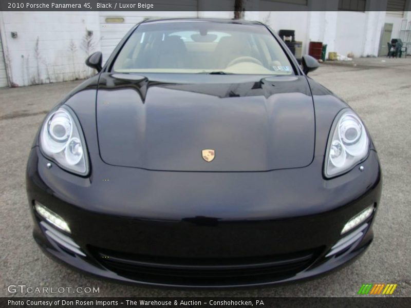 Black / Luxor Beige 2010 Porsche Panamera 4S