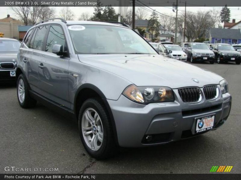 Silver Grey Metallic / Sand Beige 2006 BMW X3 3.0i