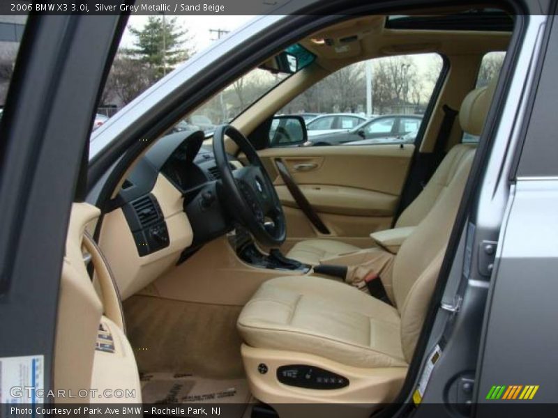 Silver Grey Metallic / Sand Beige 2006 BMW X3 3.0i