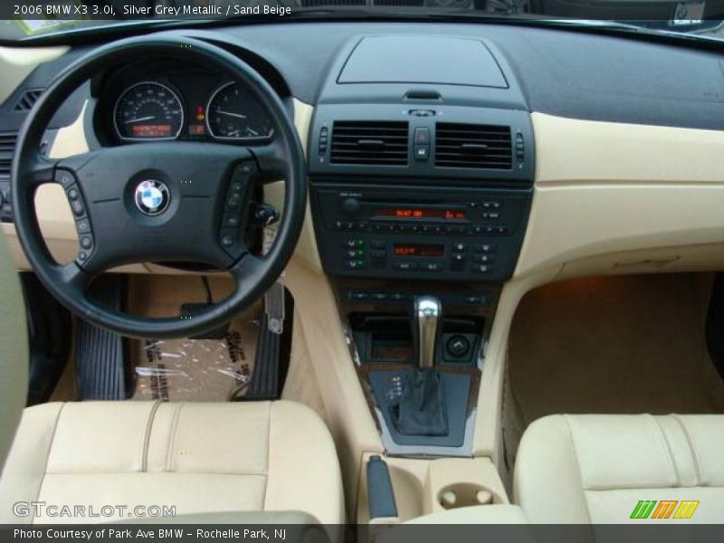 Silver Grey Metallic / Sand Beige 2006 BMW X3 3.0i