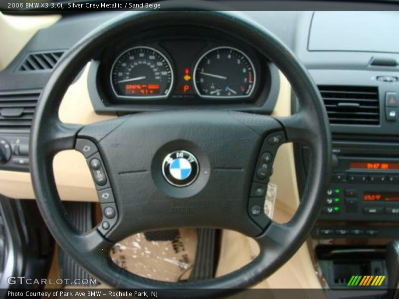 Silver Grey Metallic / Sand Beige 2006 BMW X3 3.0i