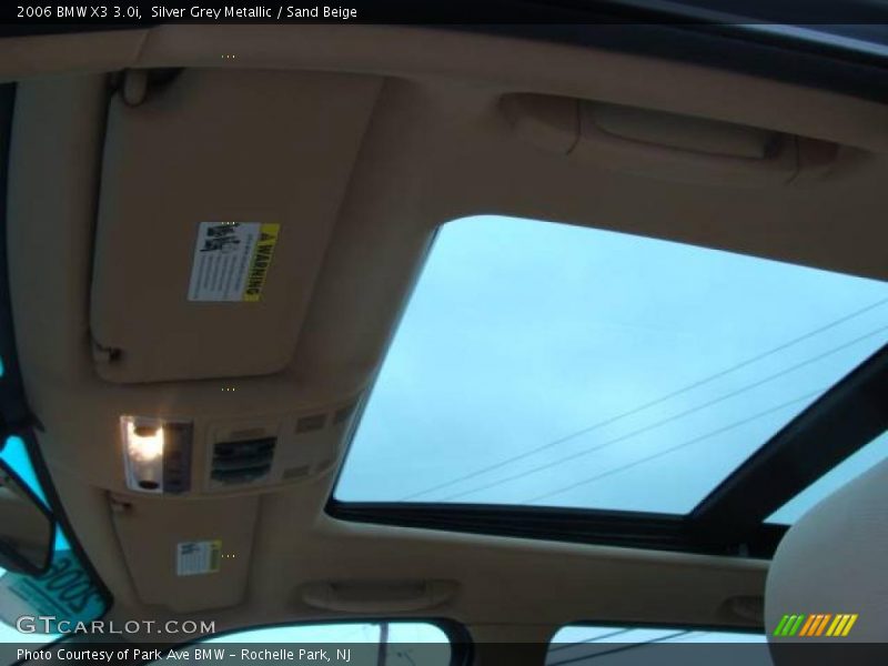 Silver Grey Metallic / Sand Beige 2006 BMW X3 3.0i