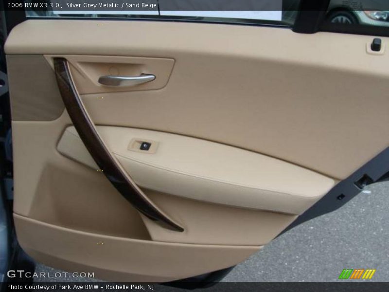Silver Grey Metallic / Sand Beige 2006 BMW X3 3.0i