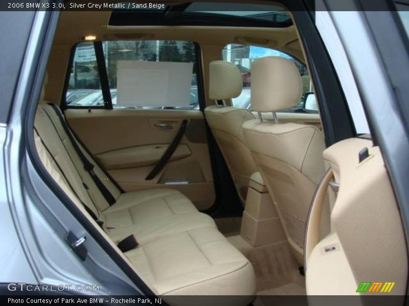 Silver Grey Metallic / Sand Beige 2006 BMW X3 3.0i
