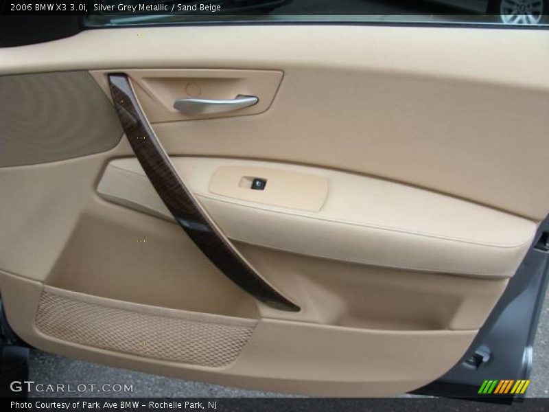 Silver Grey Metallic / Sand Beige 2006 BMW X3 3.0i