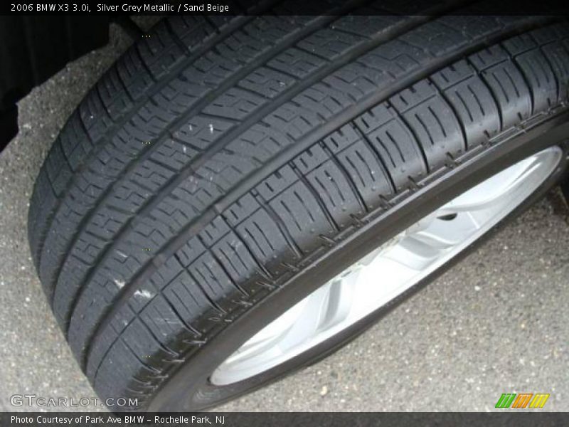 Silver Grey Metallic / Sand Beige 2006 BMW X3 3.0i