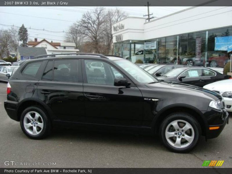 Jet Black / Grey 2007 BMW X3 3.0si
